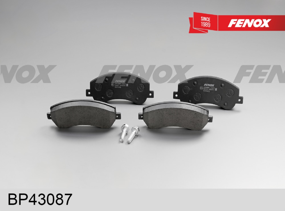 FENOX BP43087 Колодки тормозные дисковые Ford Transit 06-, Transit Tourneo 06-, VW Amarok 10-