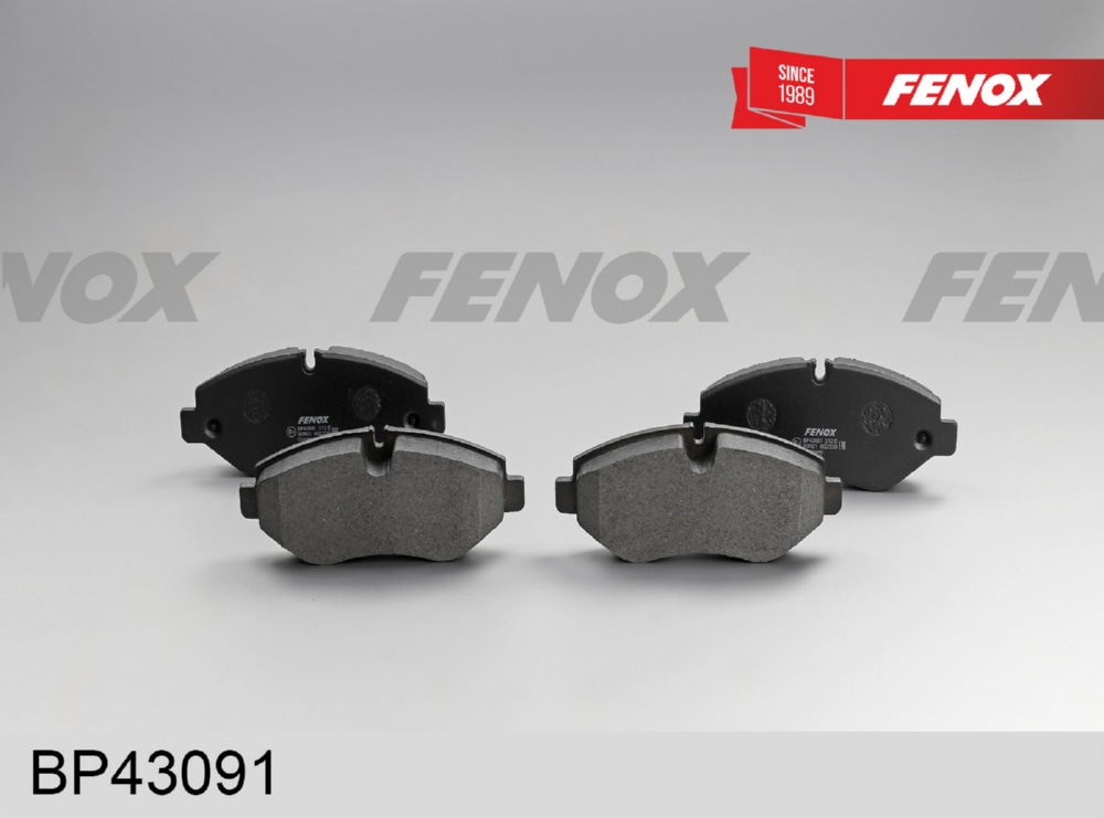 FENOX BP43091 Колодки тормозные дисковые Iveco Daily II, III 02-, 06-