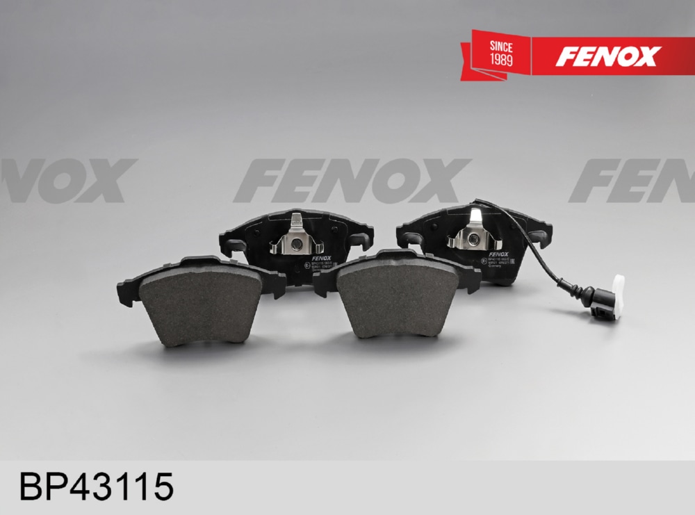 FENOX BP43115 Колодки тормозные VOLKSWAGEN T5/MULTIVAN 03> R16 передние