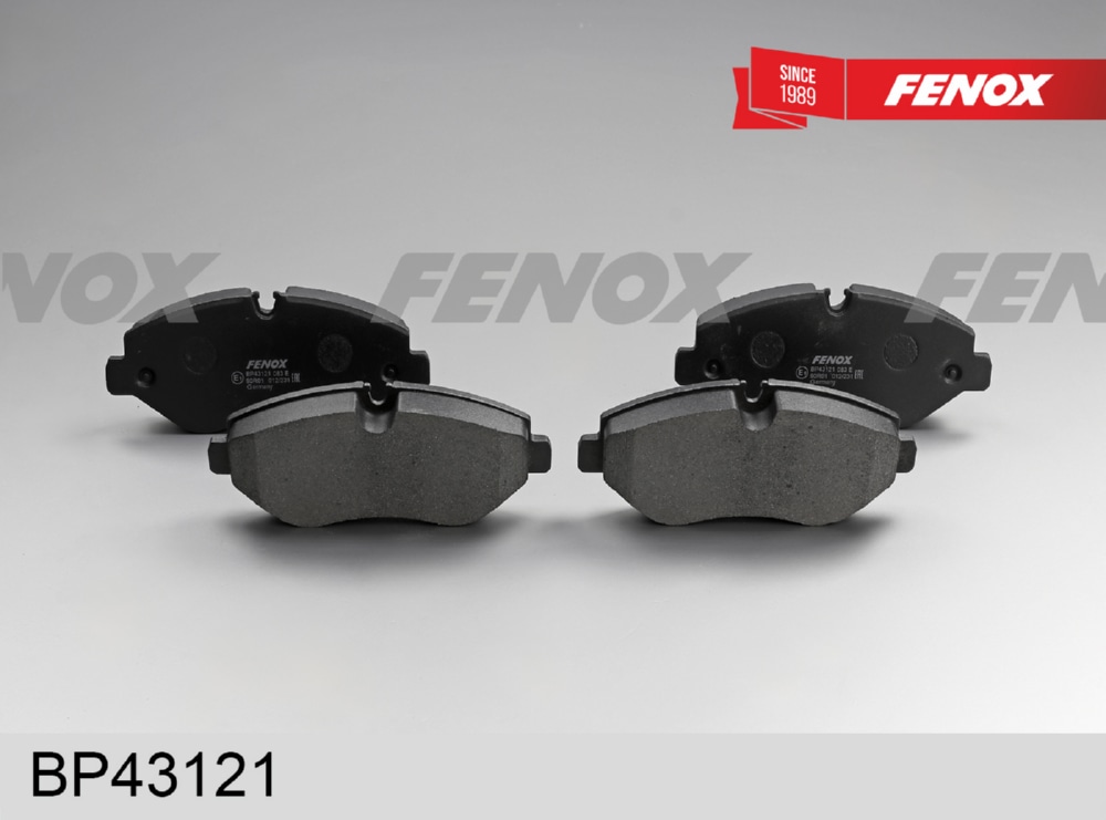 FENOX BP43121 Колодки тормозные MERCEDES SPRINTER 95>/VITO 03>/VOLKSWAGEN CRAFTER 06> передние