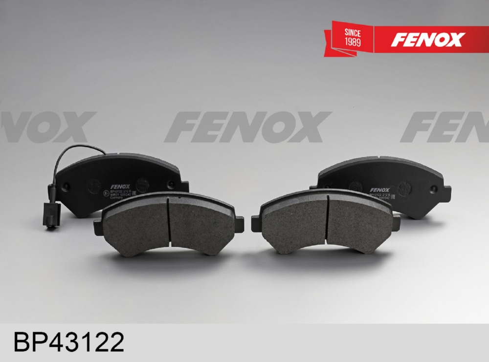 FENOX BP43122 Колодки торм.пер.