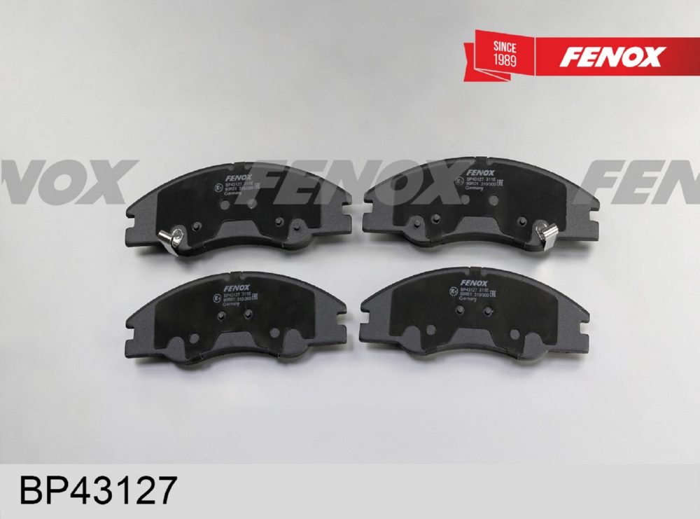 FENOX BP43127 Колодки тормозные дисковые Kia Cerato 04-