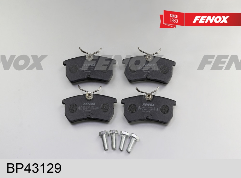 FENOX BP43129 Колодки тормозные дисковые Ford Focus 98-04