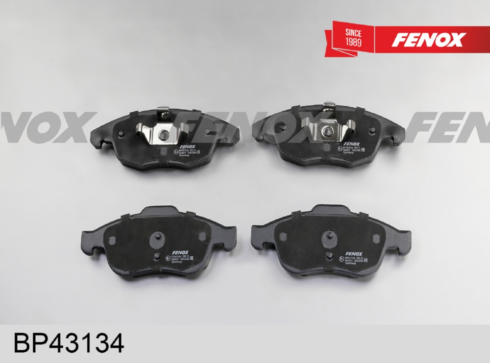 FENOX BP43134 Колодки тормозные CITROEN BERLINGO 08-/C4 06-/PARTNER 08- передние