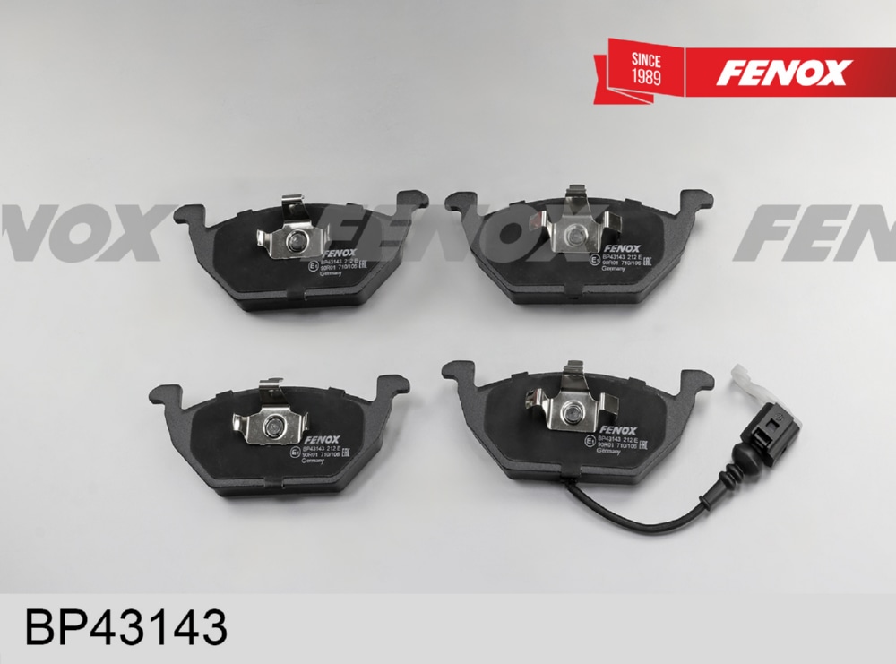 FENOX BP43143 Колодки торм.пер.
