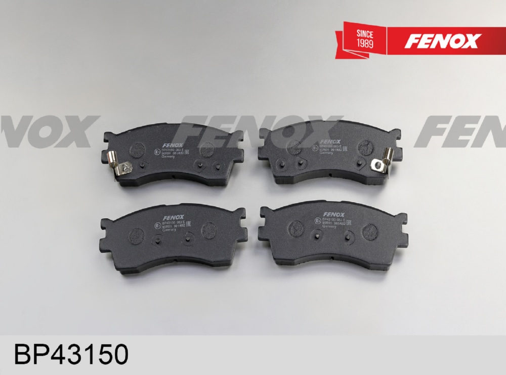 FENOX BP43150 Колодки торм.пер.