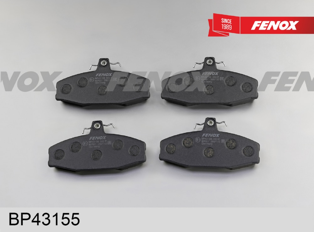 FENOX BP43155 Колодки тормозные SKODA FELICIA 94-01 передние