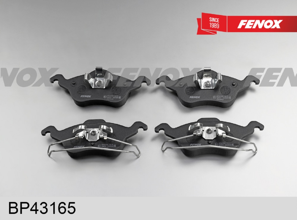 FENOX BP43165 Колодки тормозные дисковые Ford Focus 98-05