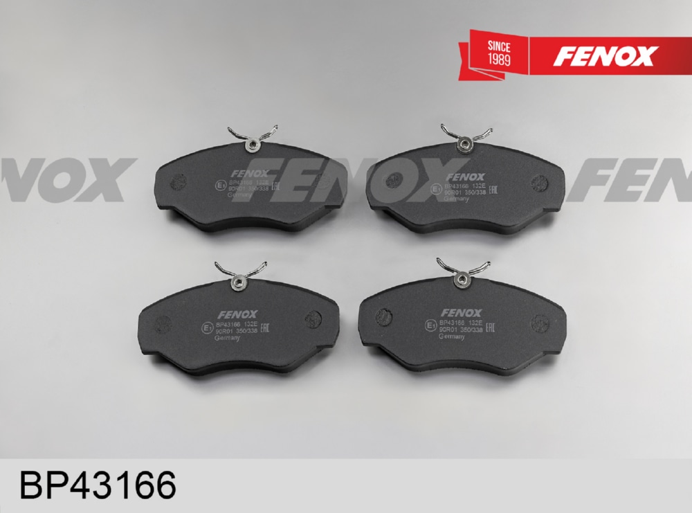 FENOX BP43166 Колодки тормозные OPEL VIVARO/RENAULT TRAFIC 01- передние