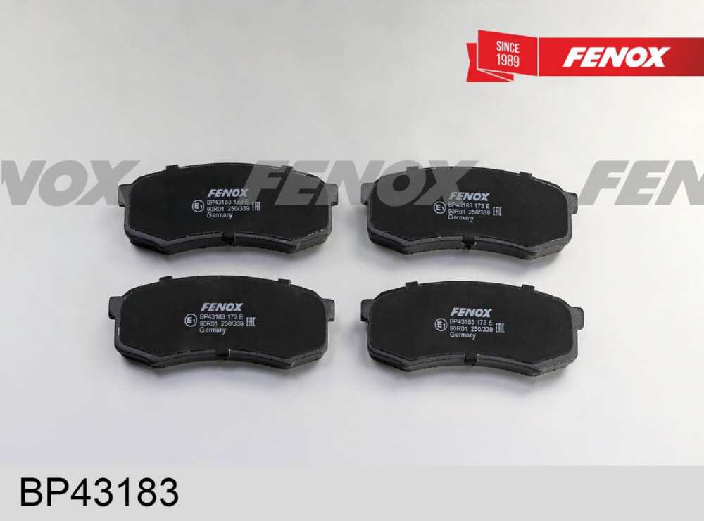 FENOX BP43183 Колодки тормозные дисковые Mitsubishi Pajero IV, Toyota FJ Cruiser, Land Cruiser IV-VI, Land Cruiser