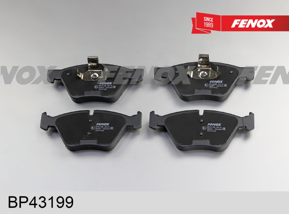 FENOX BP43199 Колодки тормозные дисковые BMW (E81,E82,E87,E88,E90) 05-