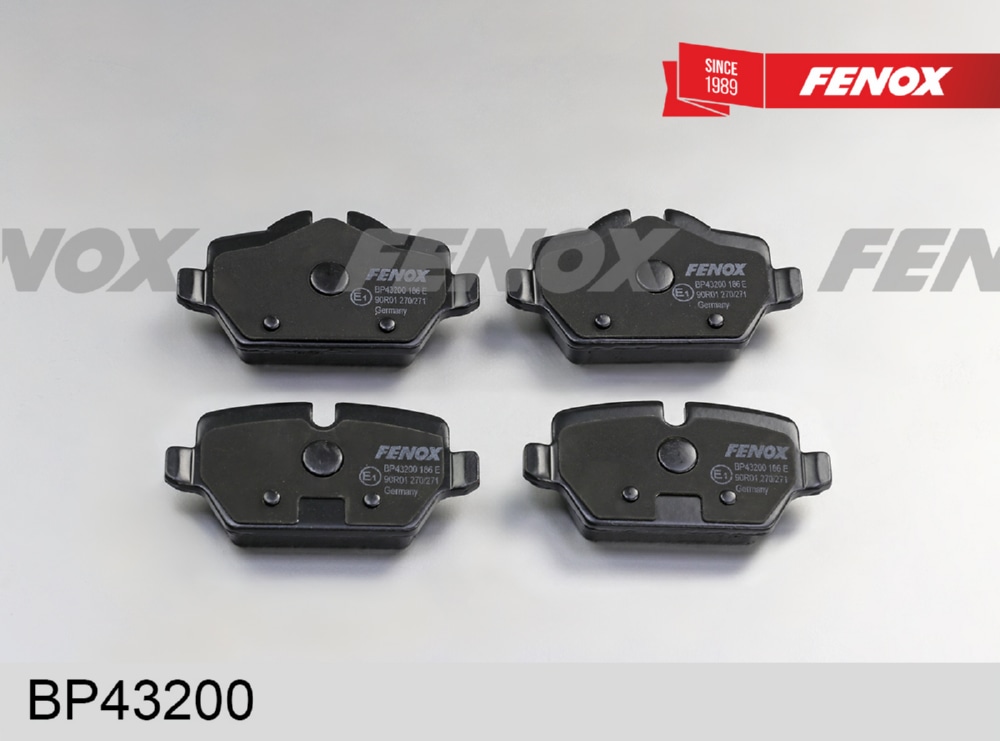 FENOX BP43200 Колодки тормозные дисковые BMW (E87) 04-