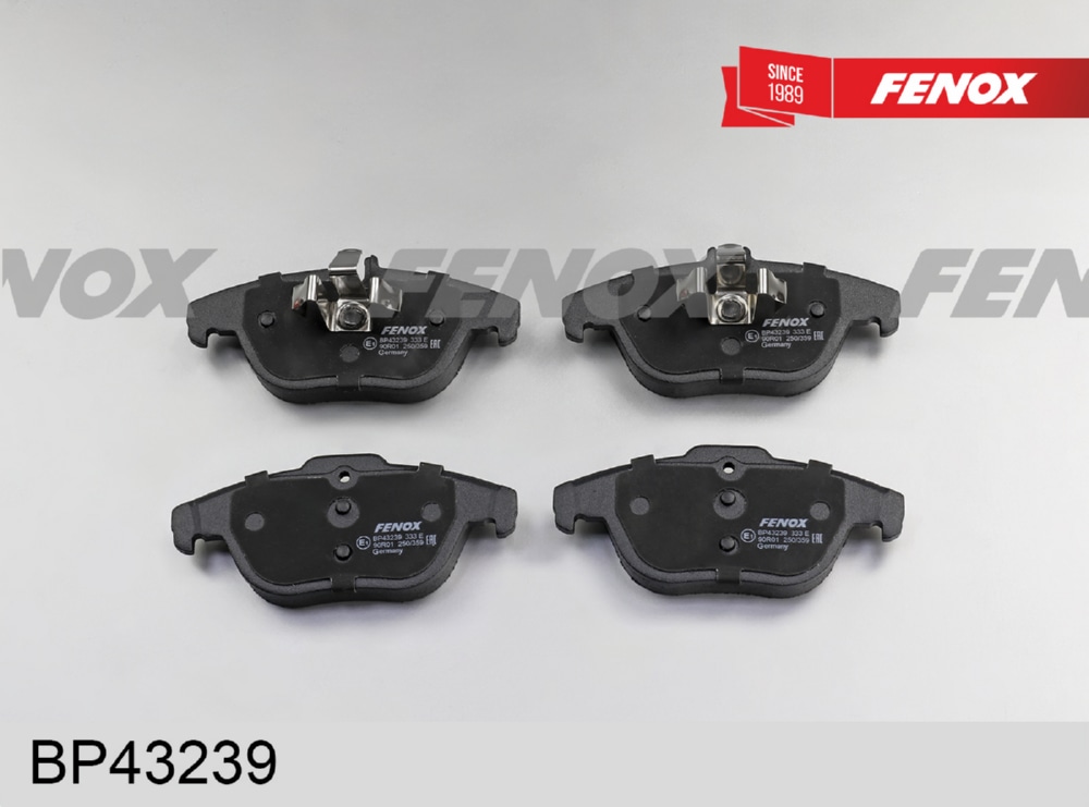 FENOX BP43239 Колодки тормозные дисковые Mercedes-Benz (W204) 07-