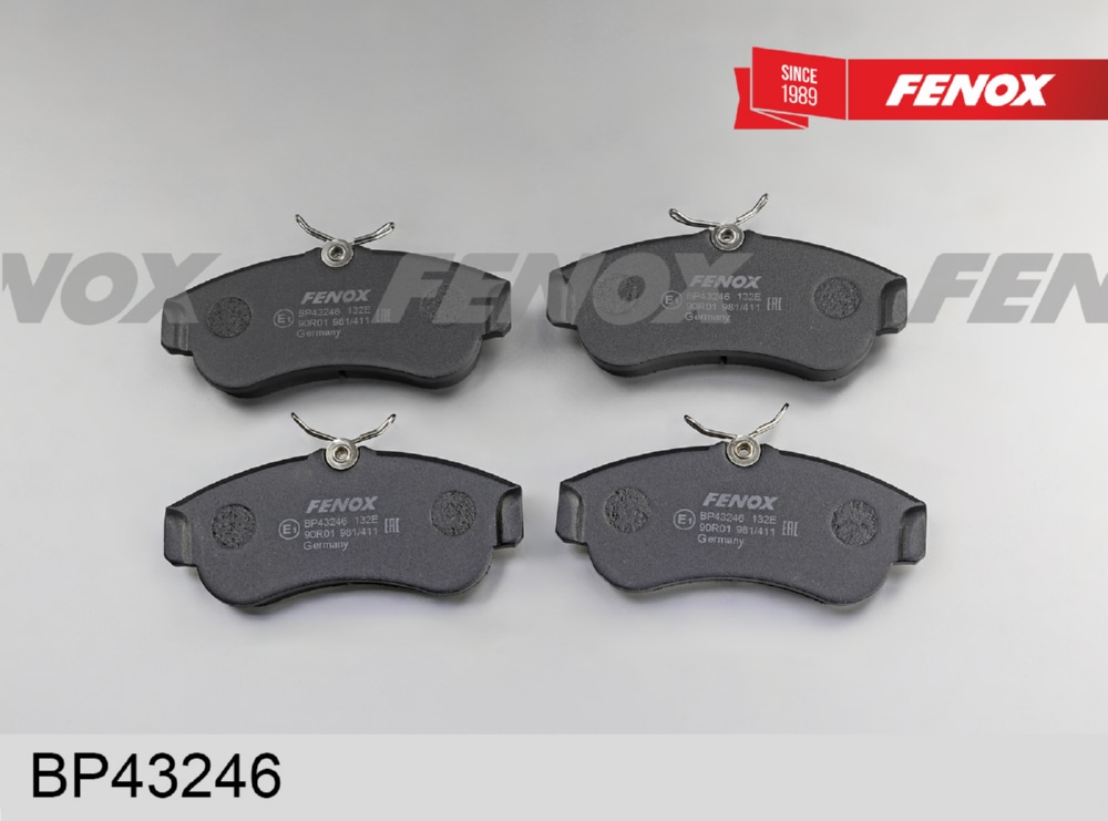 FENOX BP43246 Колодки тормозные дисковые Nissan Almera (N16E), Primera (P10-P11)