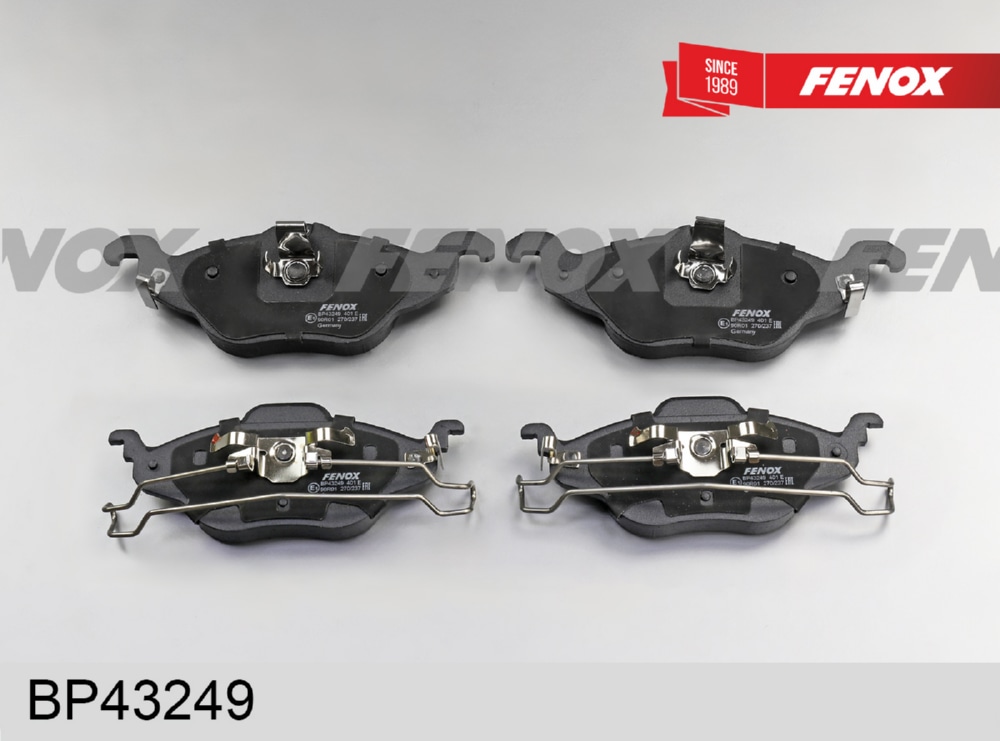 FENOX BP43249 Колодки тормозные дисковые Opel Astra G -98, Zafira, Astra H
