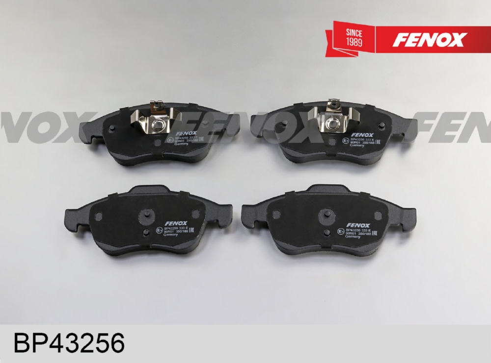 FENOX BP43256 Колодки тормозные дисковые Renault Duster, Megane II, Scenic III