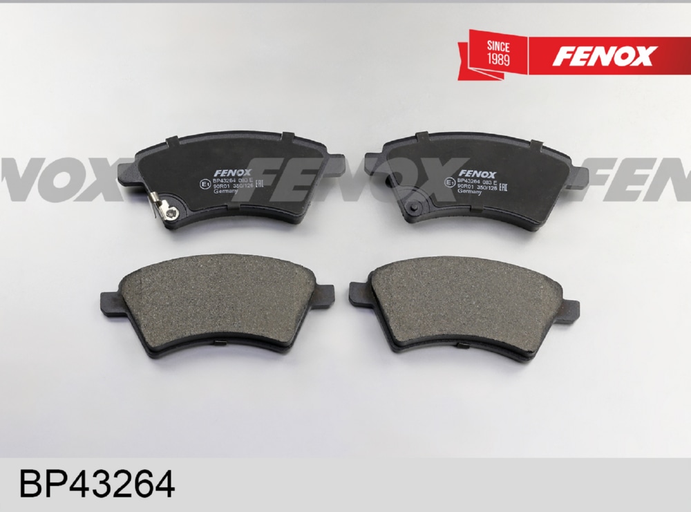 FENOX BP43264 Колодки тормозные дисковые Suzuki SX4, Fiat Sedici -10