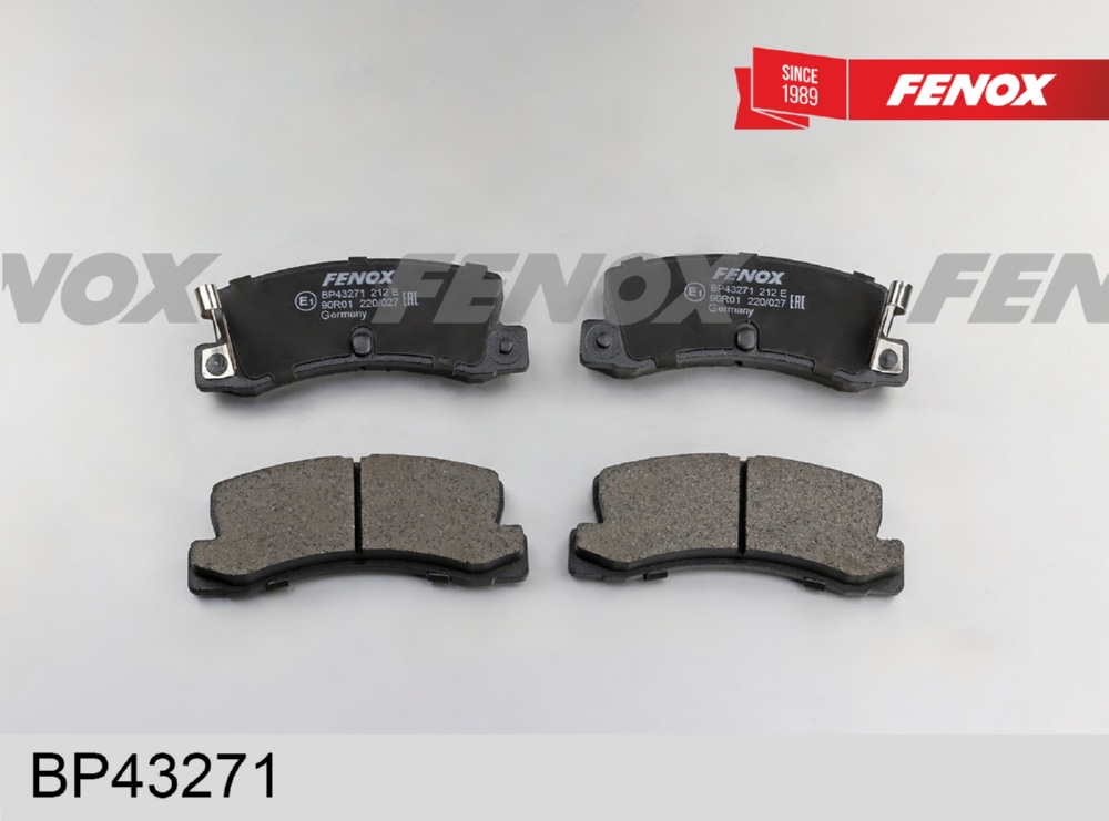 FENOX BP43271 Колодки тормозные дисковые Toyota Corolla 01-02