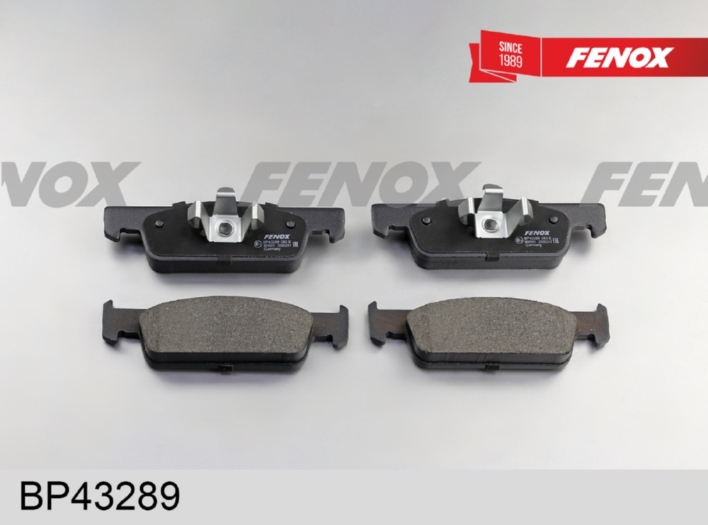 FENOX BP43289 Колодки тормозные RENAULT LOGAN II/SANDERO II 16V 14- пер.