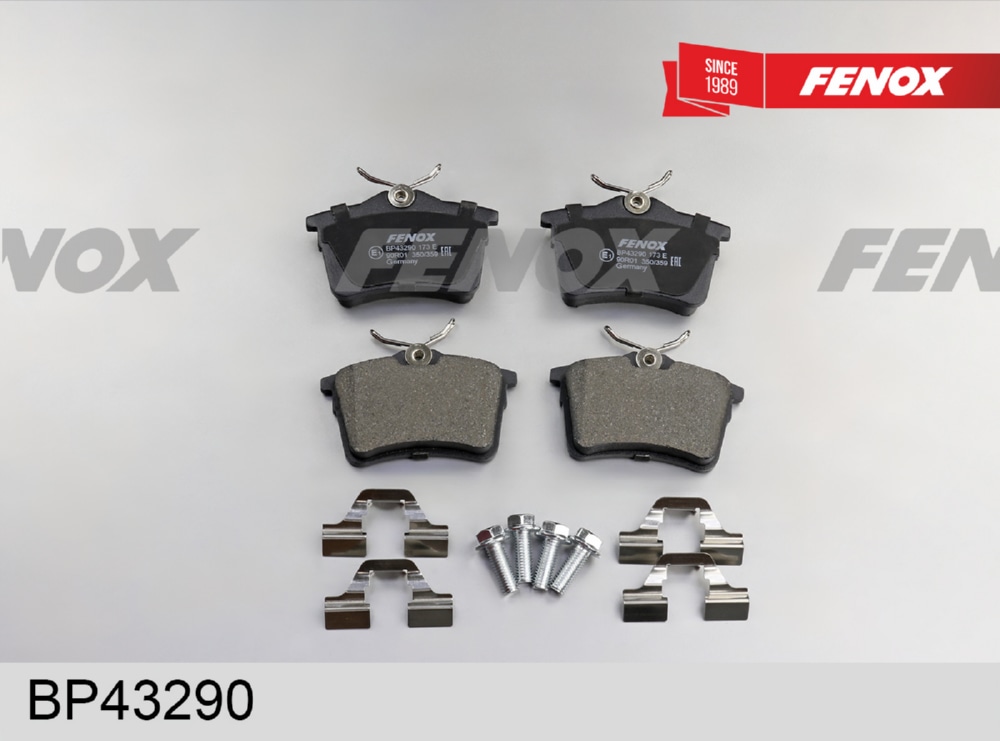 FENOX BP43290 Колодки тормозные дисковые Peugeot Partner -08