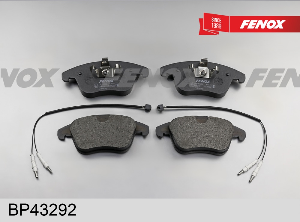 FENOX BP43292 Колодки тормозные дисковые | перед прав/лев |