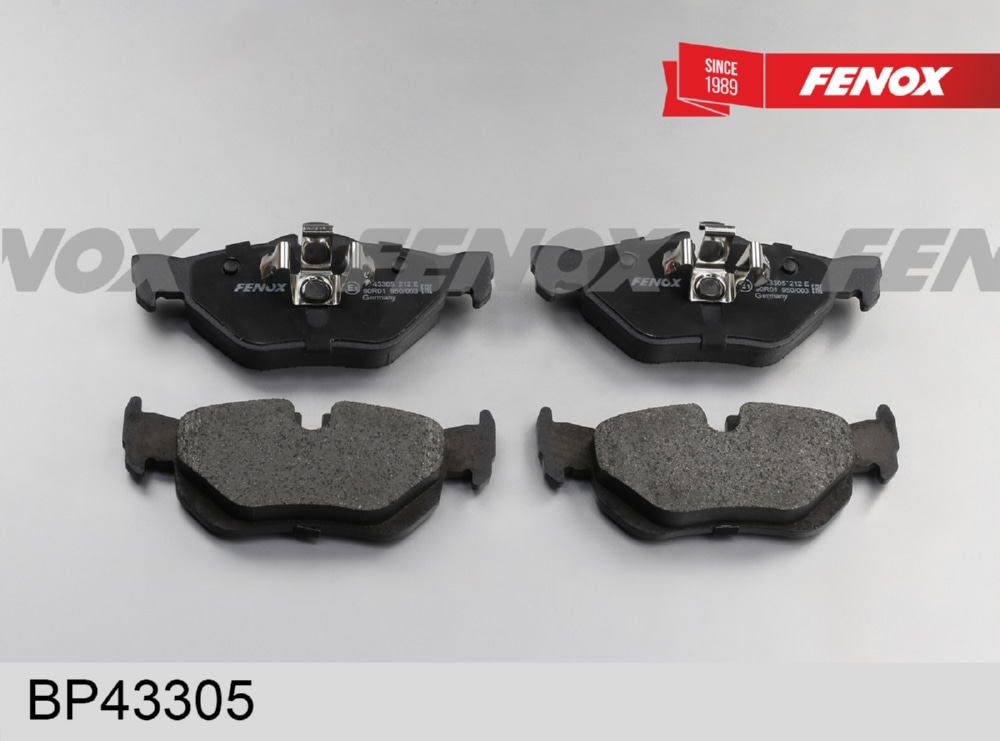 FENOX BP43305 Колодки тормозные дисковые BMW (E87) 04-