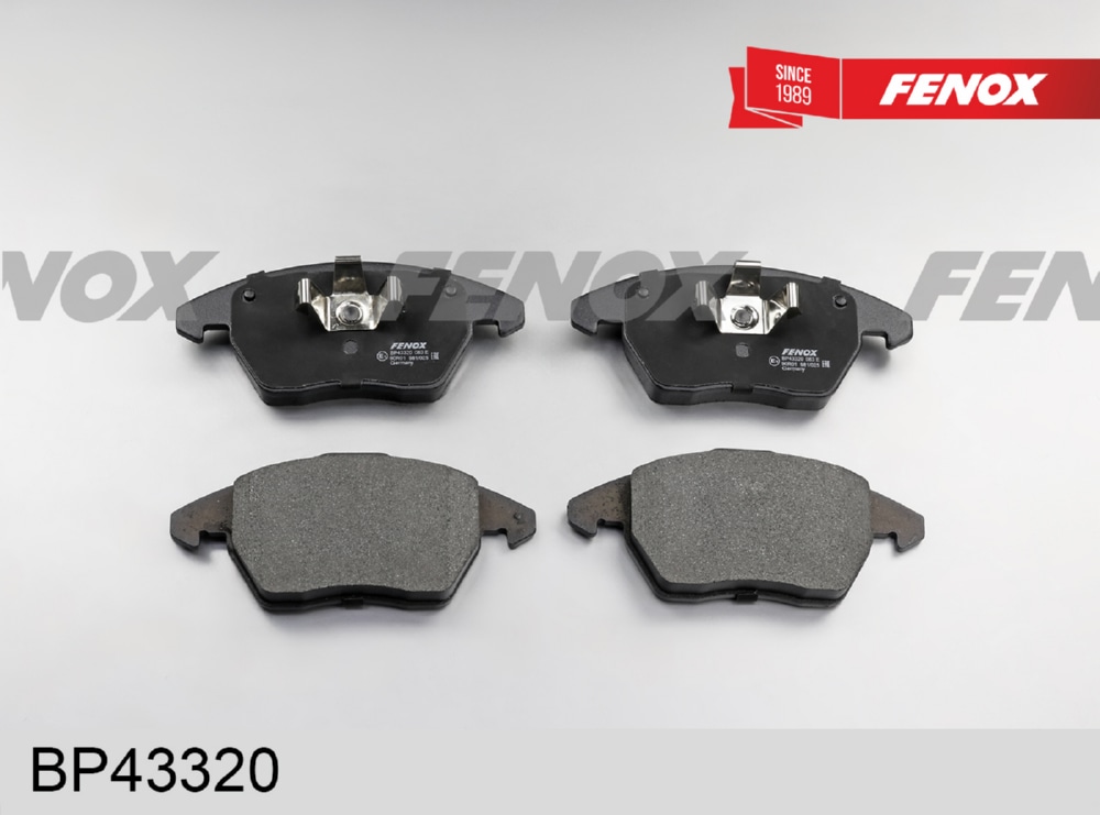 FENOX BP43320 Колодки тормозные дисковые Citroen C4, Peugeot 307 03-