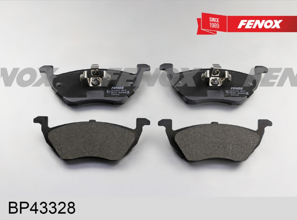 FENOX BP43328 Колодки тормозные дисковые | зад прав/лев |