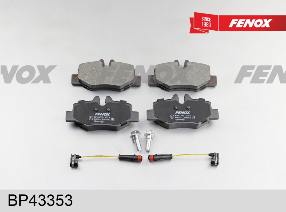 FENOX BP43353 Колодки тормозные MERCEDES VIANO/VITO W639 03- задние с датч.