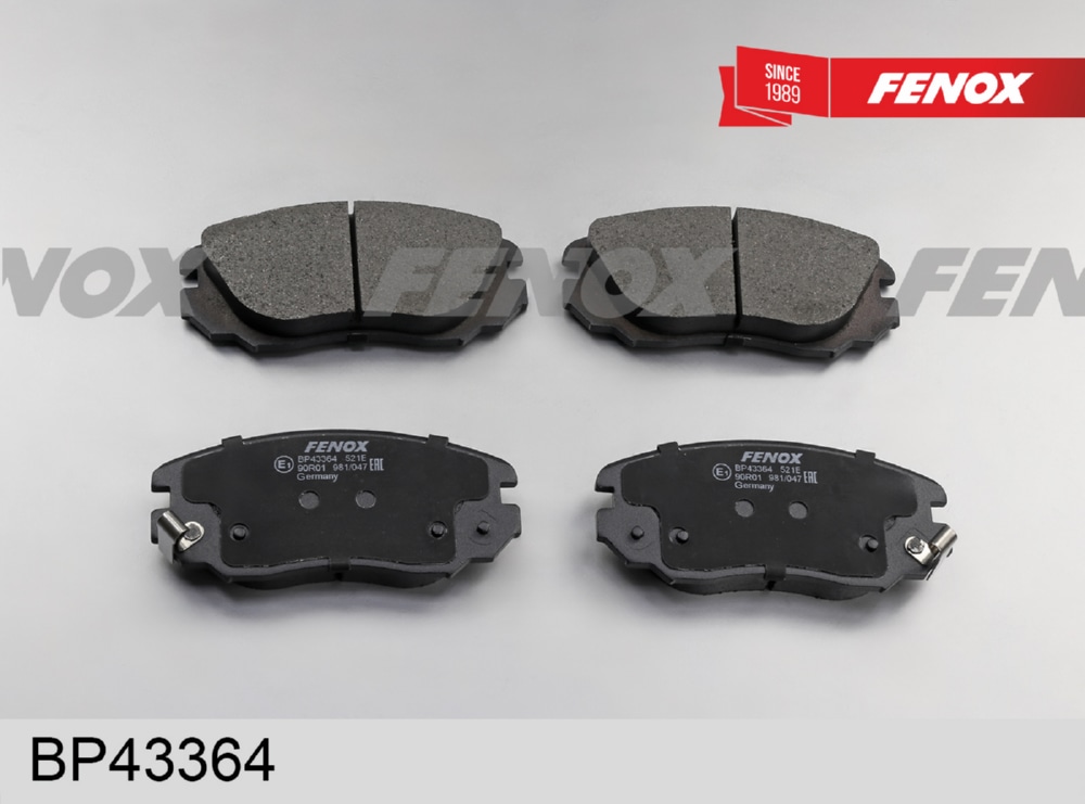 FENOX BP43364 Колодки тормозные дисковые Opel Insignia 08-