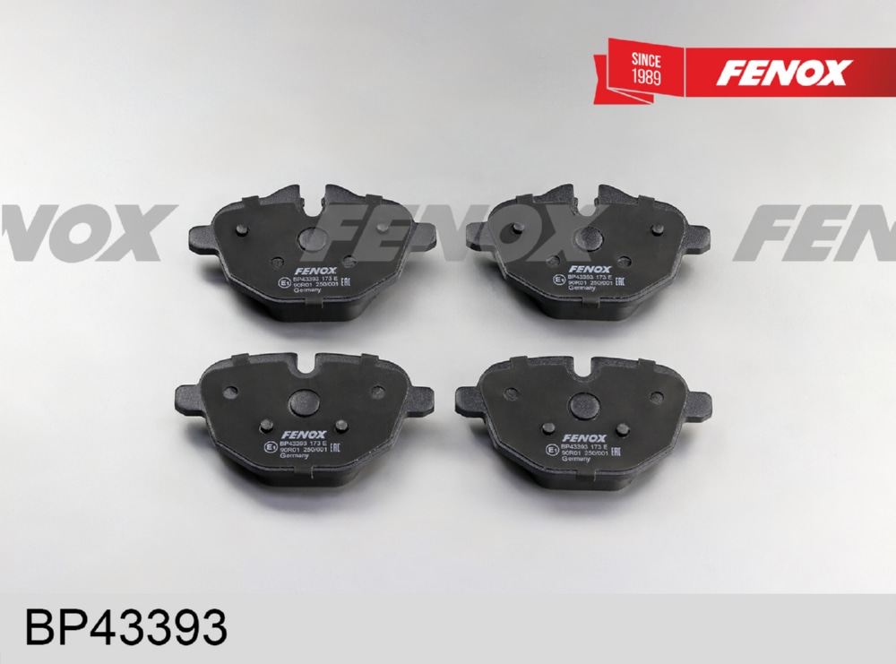 FENOX BP43393 Колодки торм.зад.