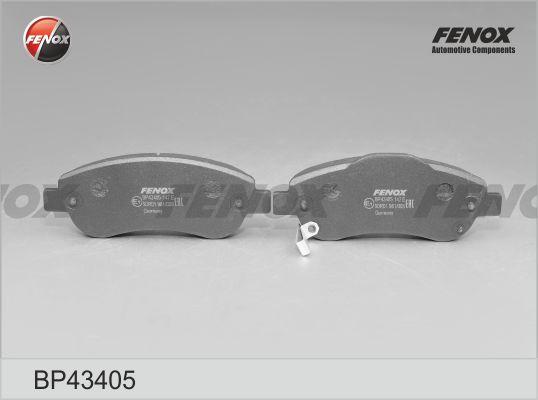 FENOX BP43405 Колодки тормозные дисковые | перед прав/лев |