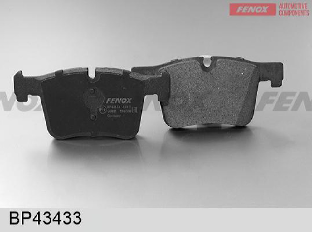 FENOX BP43433 Колодки тормозные дисковые | перед прав/лев |