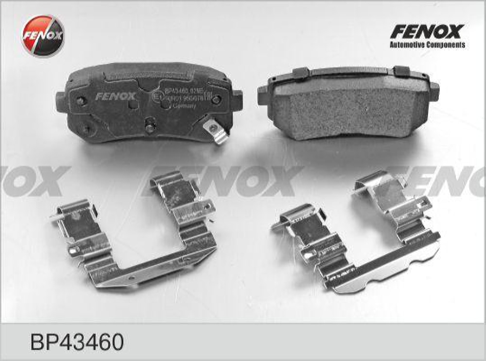 FENOX BP43460 Колодки торм.зад.