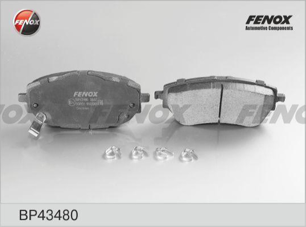 FENOX BP43480 Колодки тормозные дисковые Toyota Corolla, Auris 12- (Bosch)
