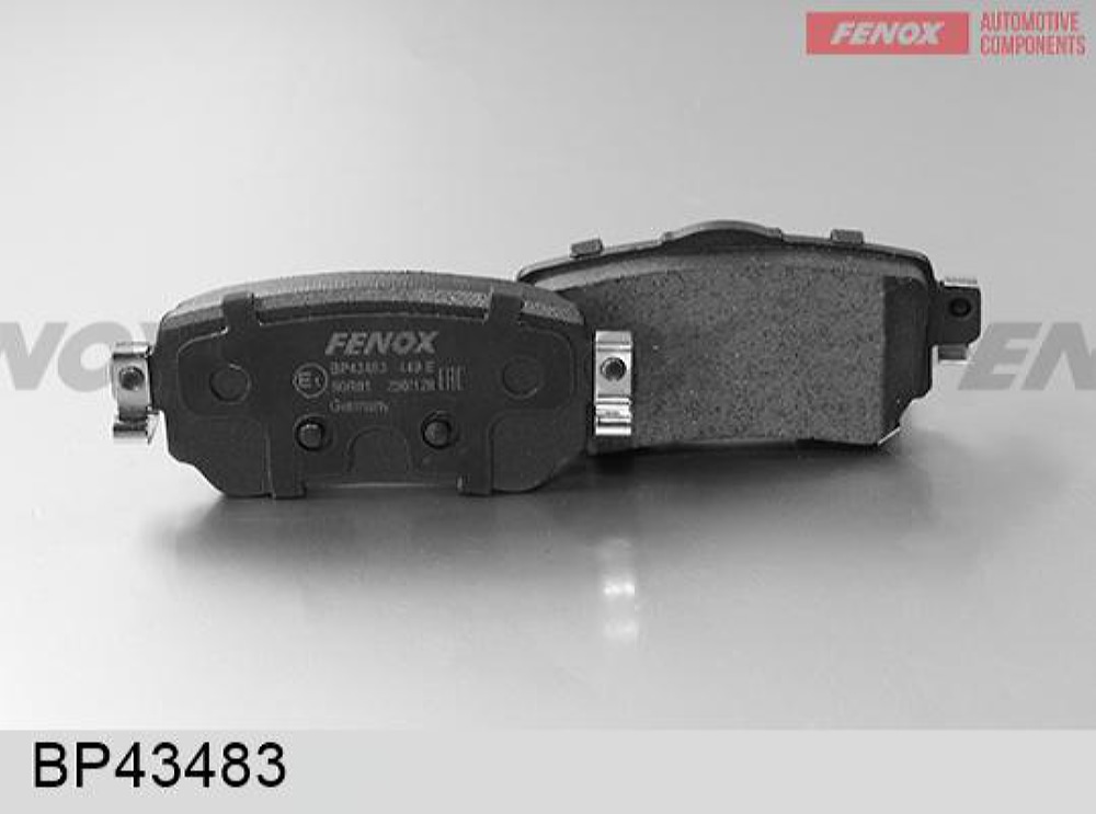 FENOX BP43483 Колодки тормозные NISSAN QASHQAI/X-TRAIL 14- задние