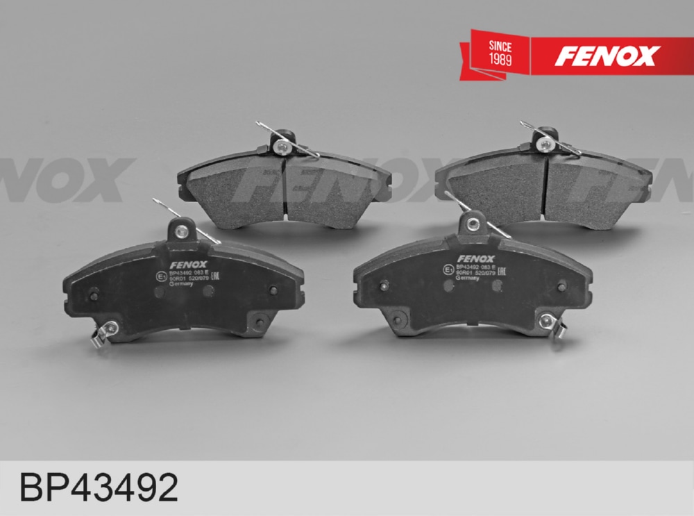 FENOX BP43492 Колодки тормозные CHERY TIGGO 05- передние