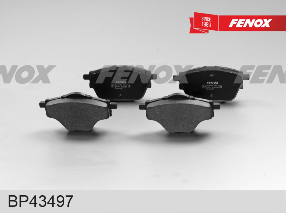 FENOX BP43497 Колодки тормозные CITROEN C4 Picasso/PEUGEOT 308SW 13- задние диск D 290мм.