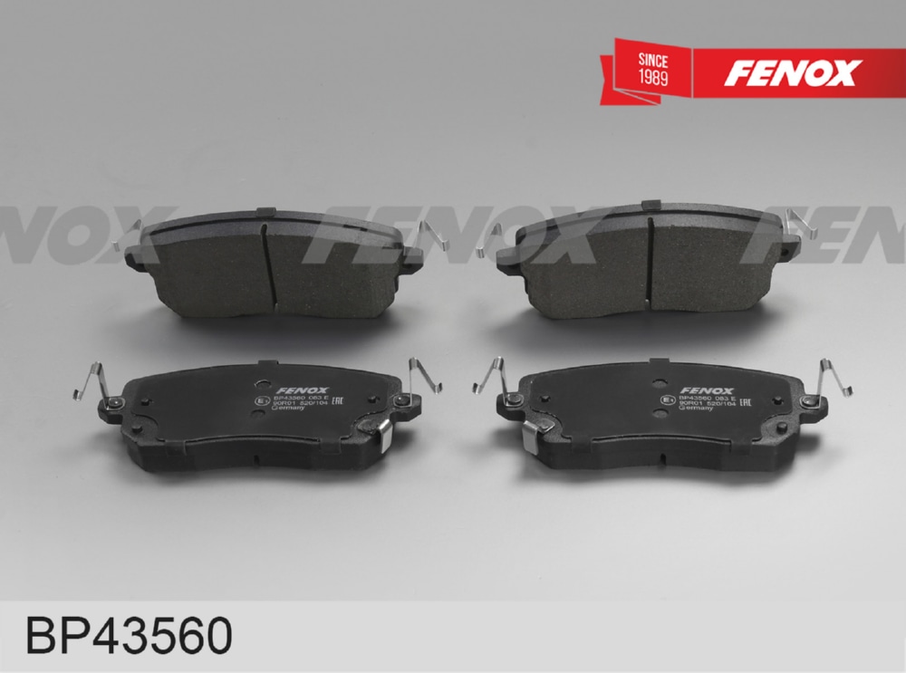 FENOX BP43560 Колодки тормозные HAVAL JOLION 20- 2WD передние