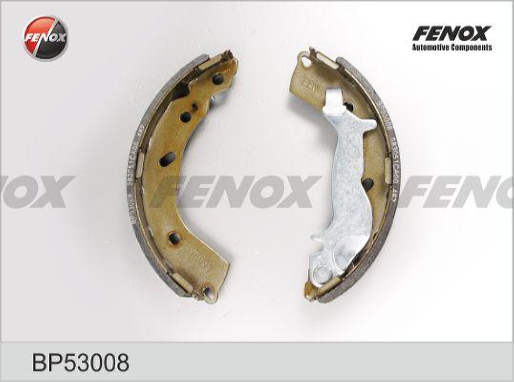 FENOX BP53008 Колодки тормозные барабанные | зад прав/лев |
