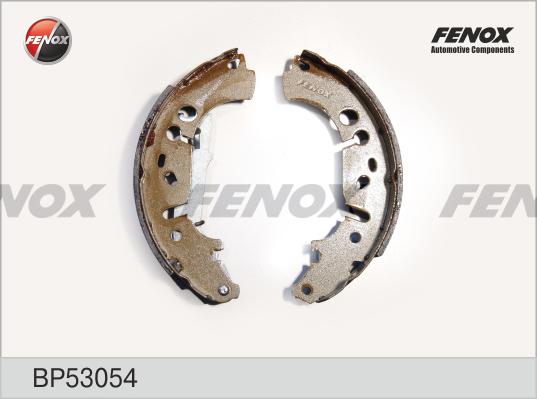 FENOX BP53054 Колодки тормозные барабанные Opel Adam 12-, Corsa D 06-, Citroen Nemo 08-, Fiat Fiorino 08-, Linea 0