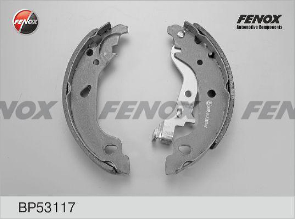 FENOX BP53117 Колодки тормозные барабанные