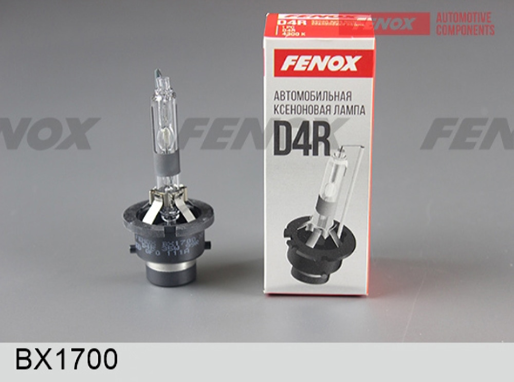 FENOX BX1700 Лампа ксеноновая головного света D4R P32D-6 4300K 42V 35W картон 1шт
