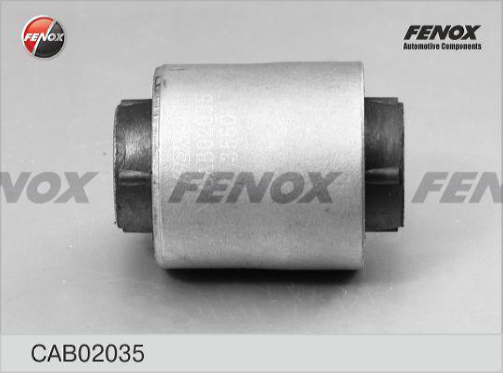 FENOX CAB02035 Сайлентблок заднего подпружинного поперечного рычага, внутренний/наружный