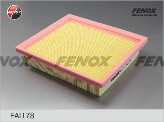 FENOX FAI178 Фильтр воздушный VW G3/G4/VENTO 1.4-2.8 91-99
