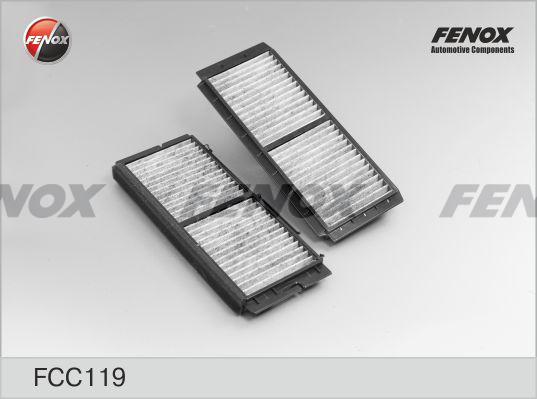 FENOX FCC119 Салонный фильтр угольный к-т из 2 ШТ