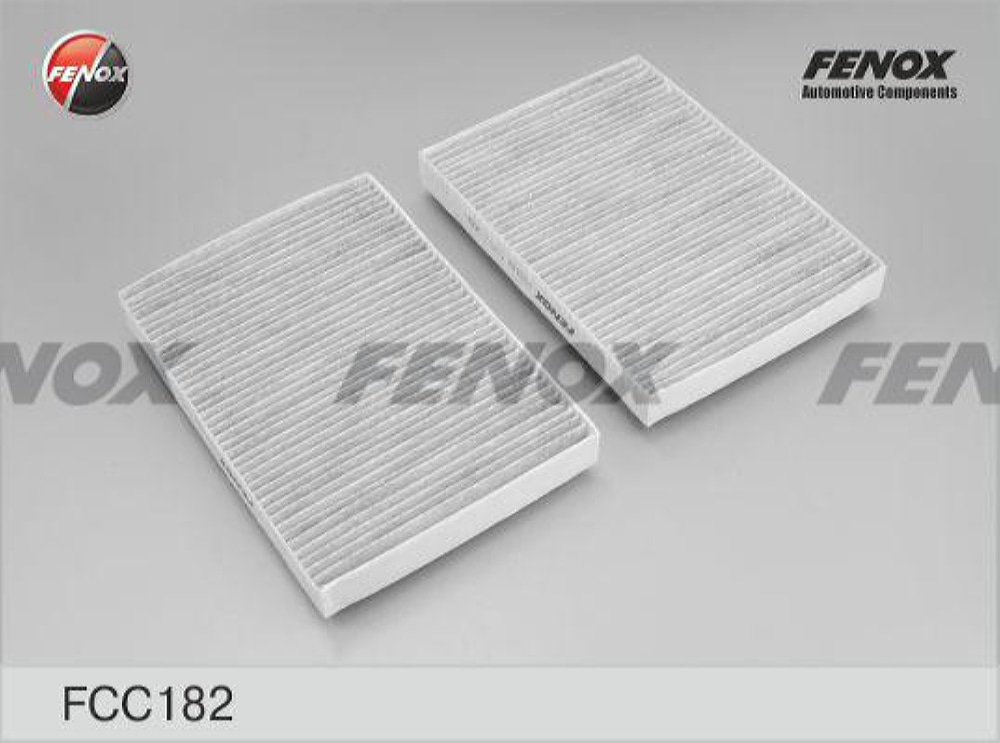 FENOX FCC182 Салонный фильтр угольный к-т из 2 ШТ