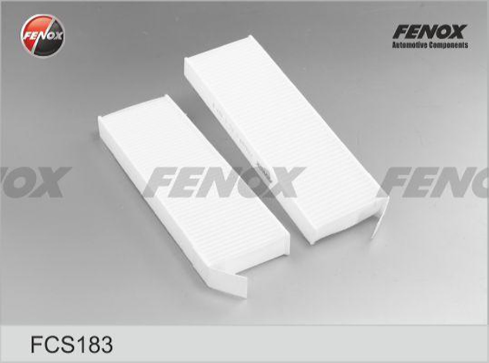 FENOX FCS183 Фильтр салона CITROEN BERLINGO/С4/PEUGEOT PARTNER 08- (упак.2шт.)