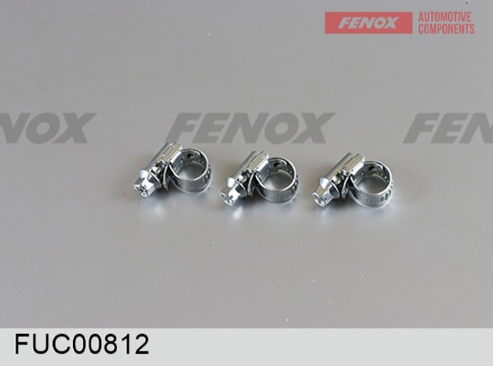 FENOX FUC00812 Хомут червячный 08-12-х, ширина 9мм