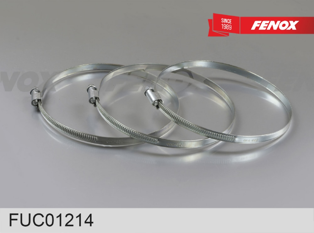 FENOX FUC01214 Хомут червячный 120-140-х, ширина 9мм